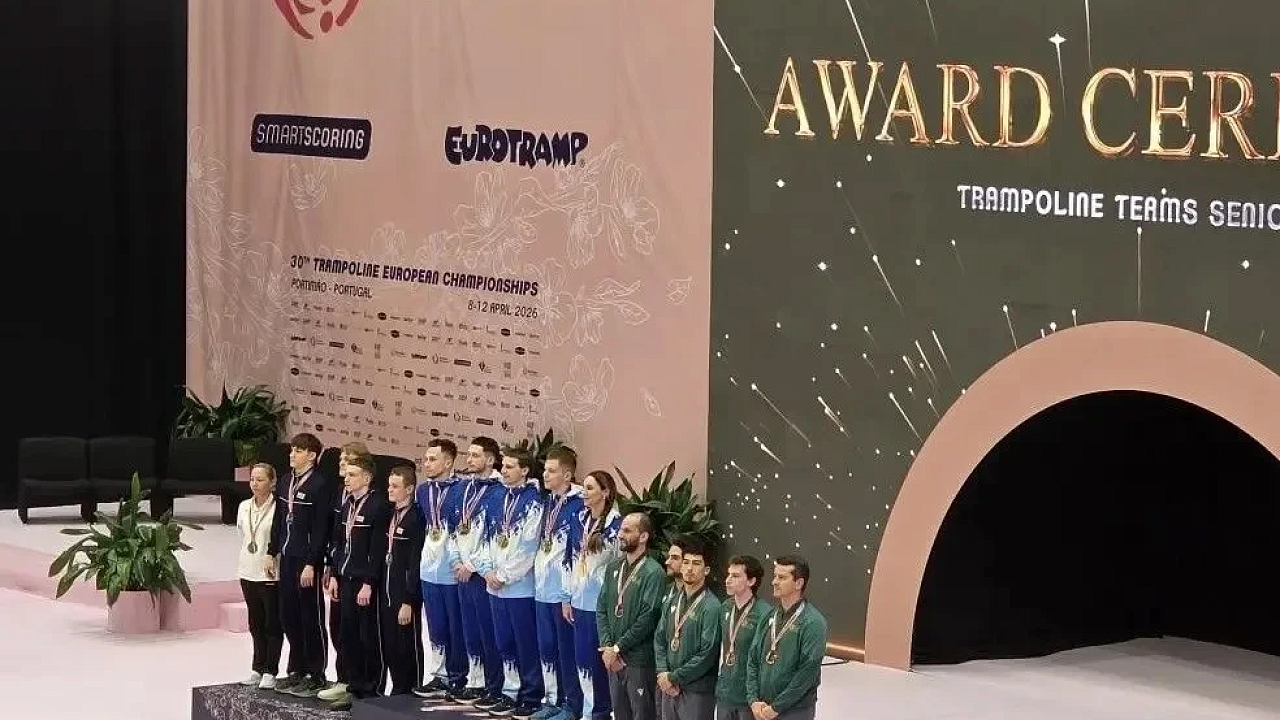 Краснодарские спортсмены по прыжкам на батуте блестяще выступили в Португалии