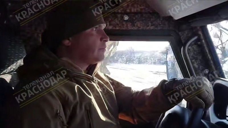 Вице-мэр Краснодара протестировал военный бронеавтомобиль «Буран» в зоне СВО
