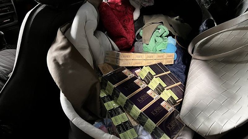 Контрабанду сигарет в детской сумке-переноске нашли таможенники на посту Адлер