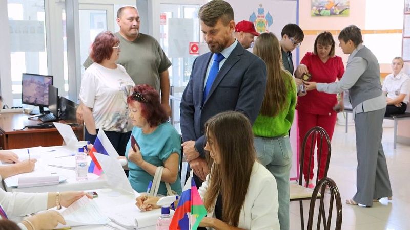 Победитель проекта «Герои Кубани» Колпаков проголосовал на выборах
