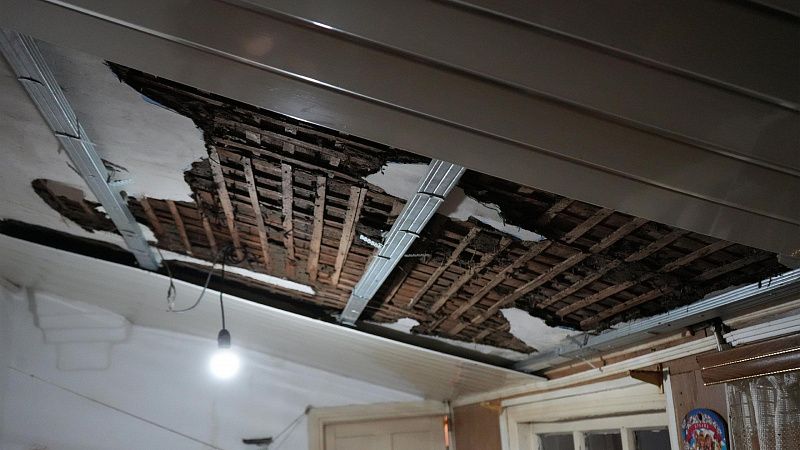 236 домовладений в Апшеронском районе пострадали от крупного града