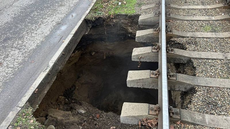Новый провал случился в 500 метрах от предыдущего на Московской в Краснодаре