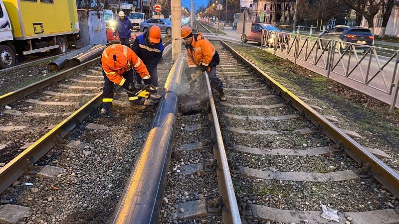 Краснодар Водоканал: коллектор на улице Московской восстановили после аварии