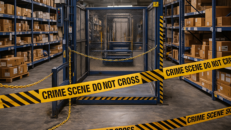 Грузчика раздавило лифтом на складе Wildberries в Екатеринбурге