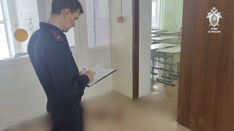 Опубликованы кадры с места нападения подростка на школьника в Александровске