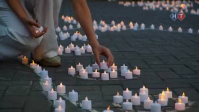 В Новороссийске зажгли свечи памяти о детях, погибших на Донбассе