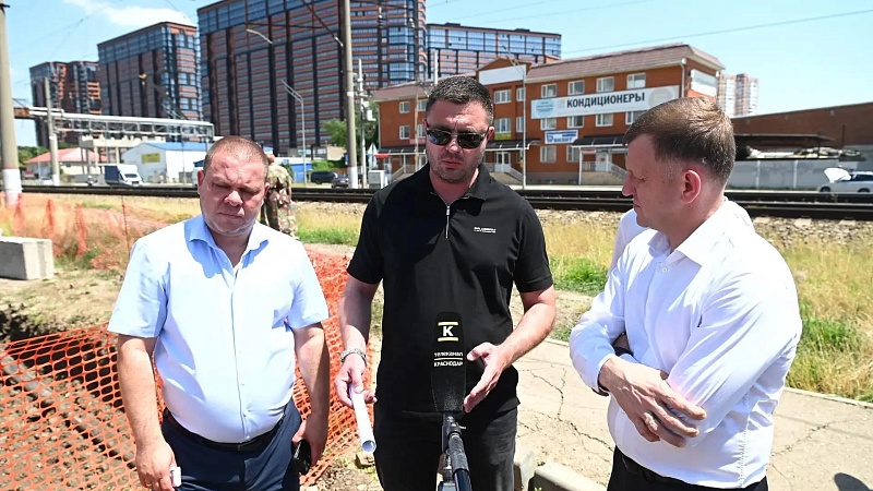 Евгений Наумов проверил ход строительства развязки в Краснодаре