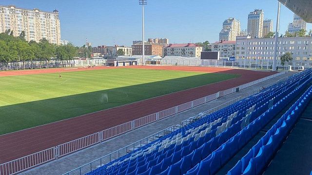 В августе заработает краснодарский спортивный комплекс «Динамо» 