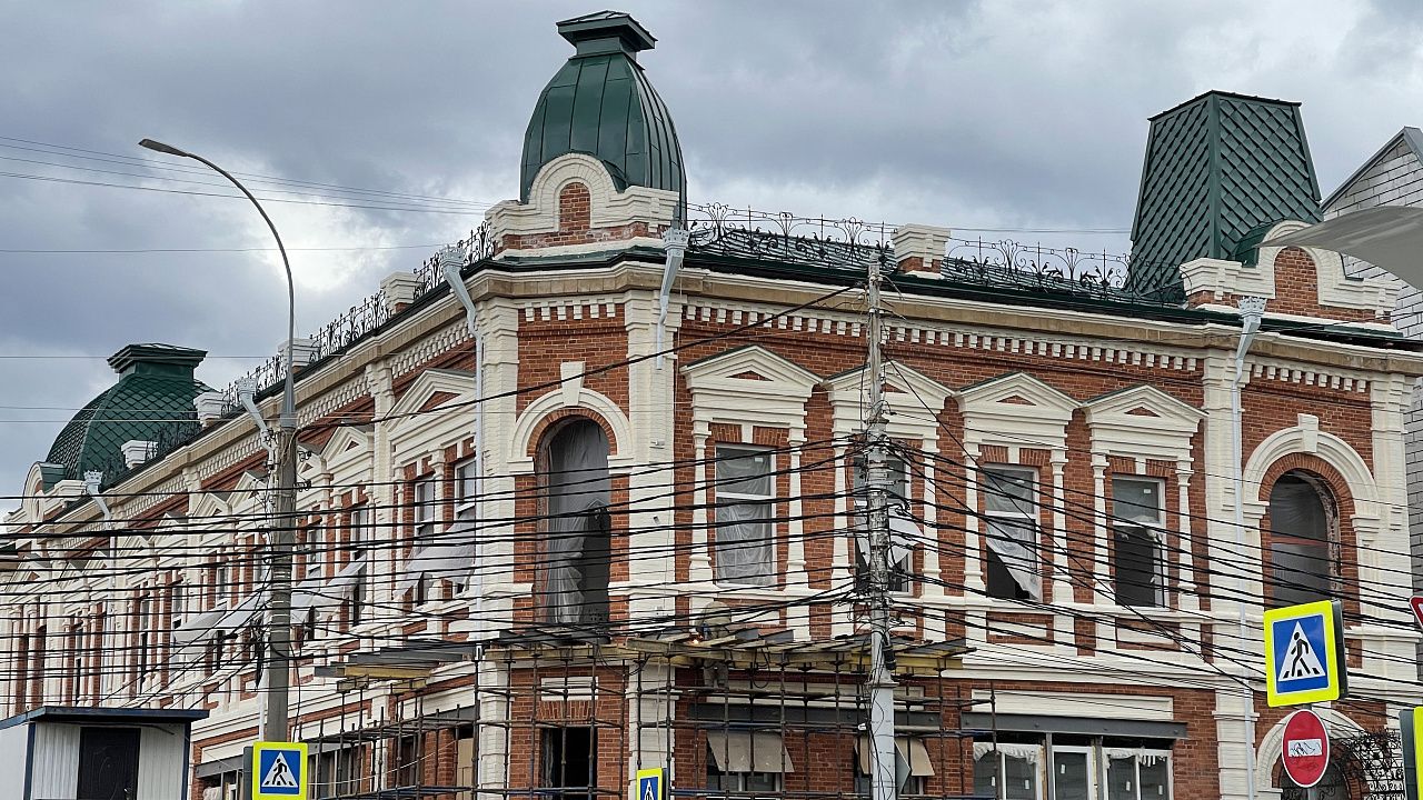 Дом кубанской журналистики в Краснодаре реконструируют в 2022 году. Фото: Телеканал «Краснодар». Автор: Арсений Ефременко