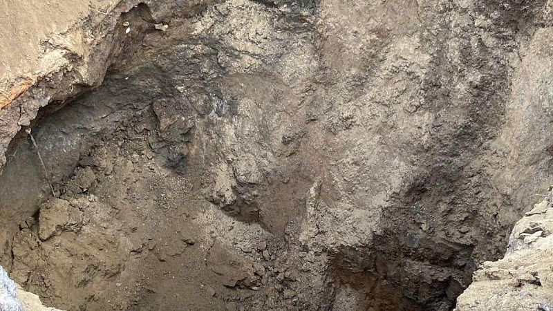 Опять провал: на ул. Московской в Краснодаре движение трамваев снова закрыто