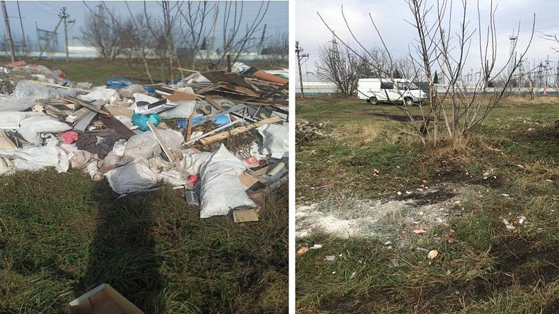 За неделю в поселке Березовом вывезли мусор с 6 несанкционированных свалок