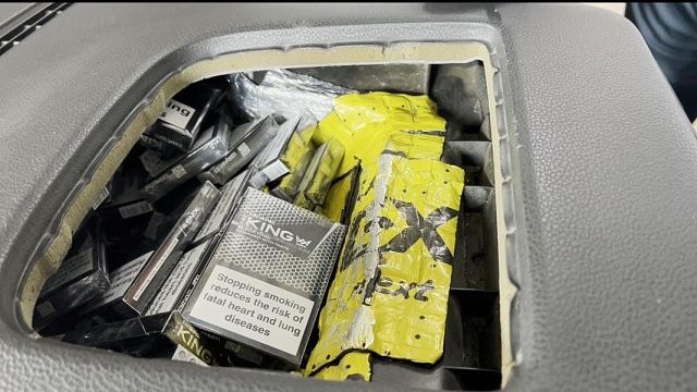 Иномарку с тайником контрабандных сигарет задержали на границе с Абхазией