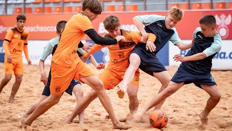 Юноши «Краснодара-ЮМР» вышли в полуфинал Кубка РФС по пляжному футболу