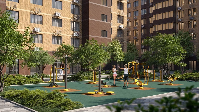 В поселке Южном строят ЖК «История 3»: уютный комплекс с продуманной инфраструктурой