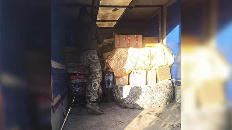 Гуманитарный груз весом в 1,5 тонны отправили в Запорожье из Новороссийска