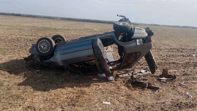 Нетрезвый 17-летний водитель перевернулся на автомобиле в Белоглинском районе