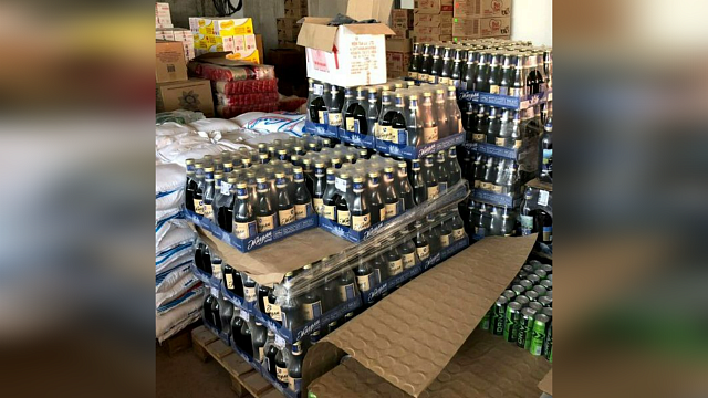 На Кубани полицейские остановили грузовик с 9 тоннами пива без документов