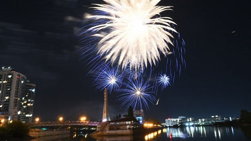 В Краснодаре отгремел праздничный салют