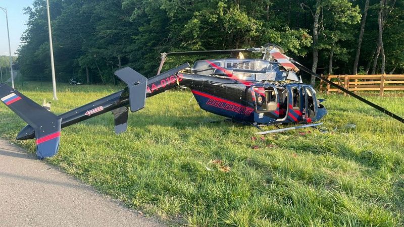 Один человек пострадал при жесткой посадке вертолета в Адыгее