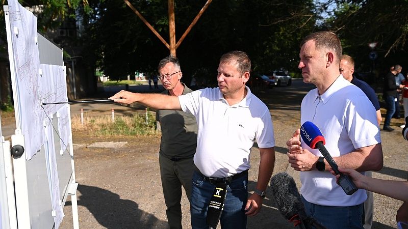 Возведение развязки на Тихорецкой-Володарского-Шевченко началось в Краснодаре