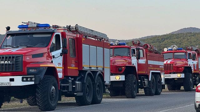 Более 500 спасателей задействовали в тушении лесного пожара под Геленджиком