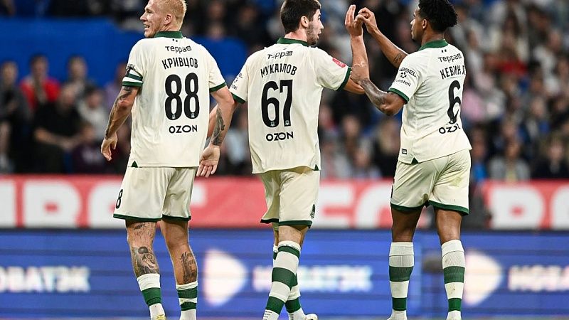 Первый тайм матча «Краснодара» и «Динамо» завершился с разгромным счётом 3:0