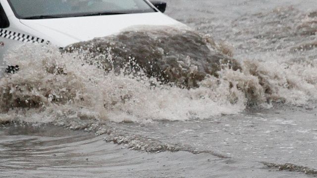 Метеорологи предупредили о продолжении подъема уровня рек на Кубани Фото: Телеканал «Краснодар»