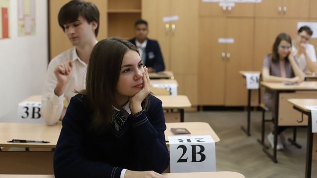 Краснодарские школьники рассказали, в чем преимущество досрочного ЕГЭ. Фото: пресс-служба администрации Краснодарского края