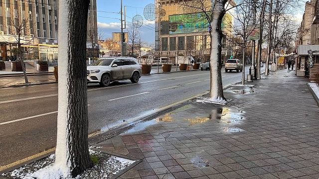 Налипание снега, метели и сильный ветер ожидаются в конце года на Кубани