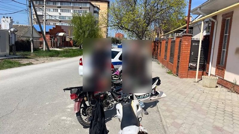 Госавтоинспекторы изъяли мопеды у школьников-гонщиков в Славянском районе