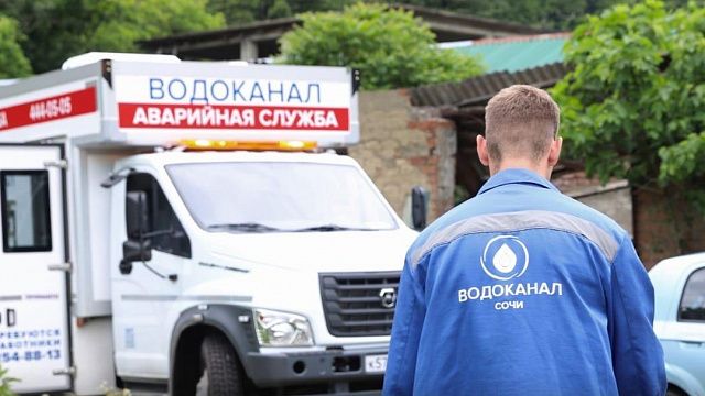 Из-за ошибки строителей в Хостинском и Центральном районах Сочи нарушилась подача света и воды Фото: vk.com/mupvodokanalsochi