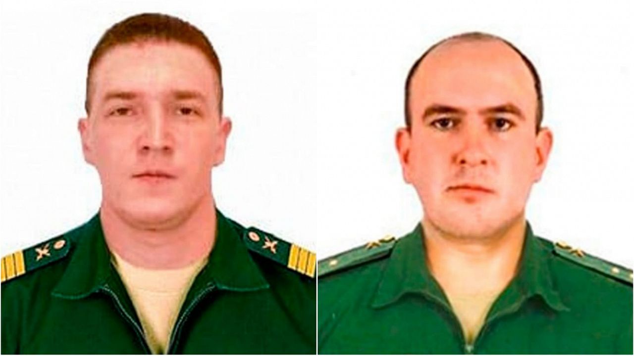 Антон Меркурьев и Сергей Шилягин. Фото: Министерство обороны РФ
