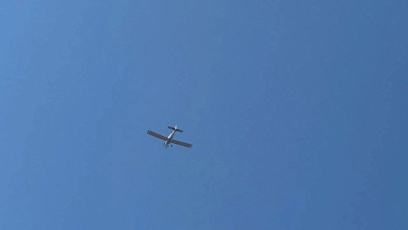 Не менее пяти взрывов прогремело ночью 24 августа в небе Курчатова