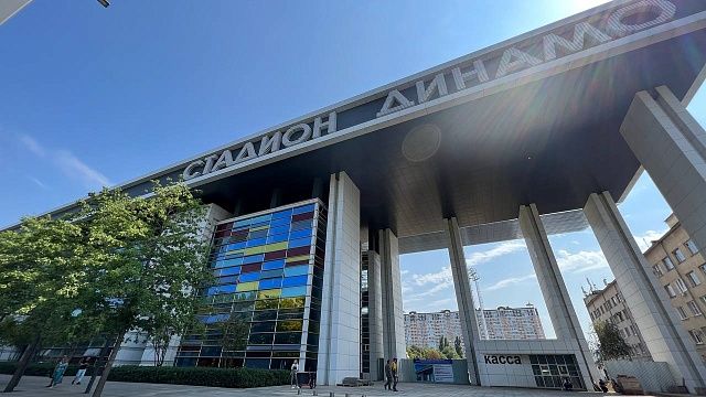 На стадионе «Динамо» открыли возможность бесплатных занятий. Фото: телеканал «Краснодар»