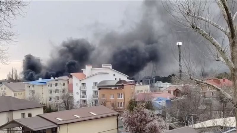 Хозпостройка площадью 150 «квадратов» сгорела в парке Джунгли в Анапе