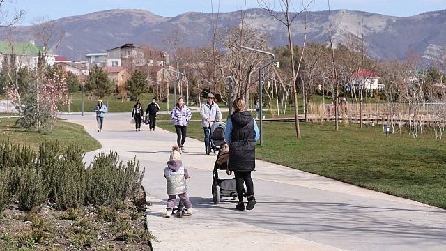 Губернатор Кубани открыл новый парк в Геленджике