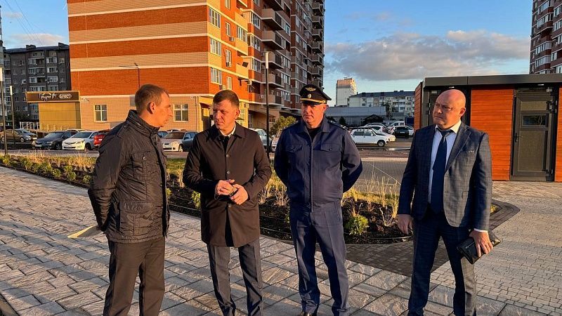 Глава города оценил новую зеленую зону в Молодёжном микрорайоне Краснодара