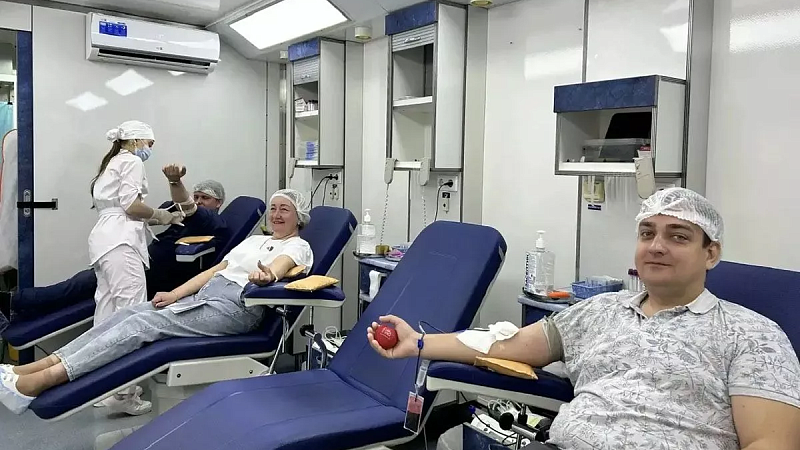 Около 28 литров крови сдали специалисты «Росводоканала Краснодар»