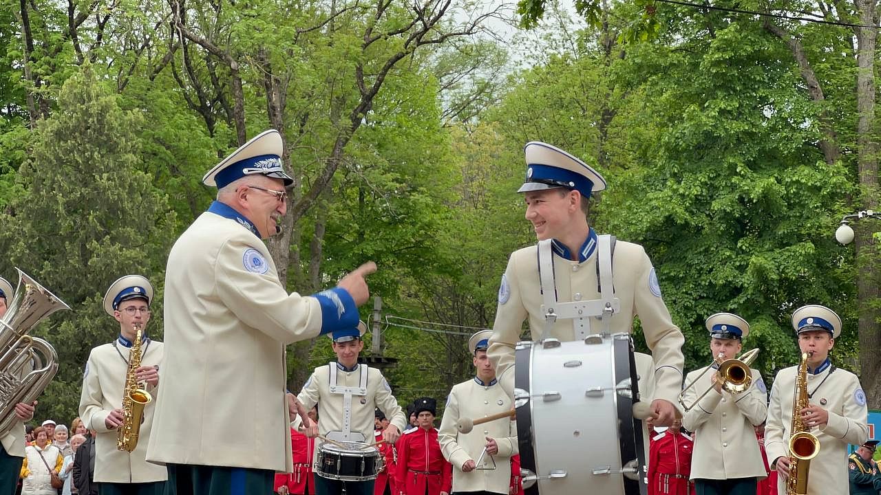 В Краснодаре стартовал патриотический фестиваль. Фото: телеканал «Краснодар»