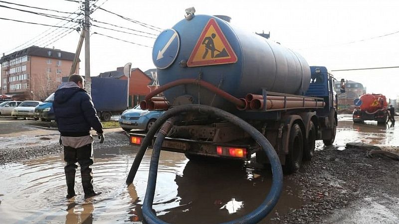 Краснодарцы подали заявки на ликвидацию подтоплений в разных районах города