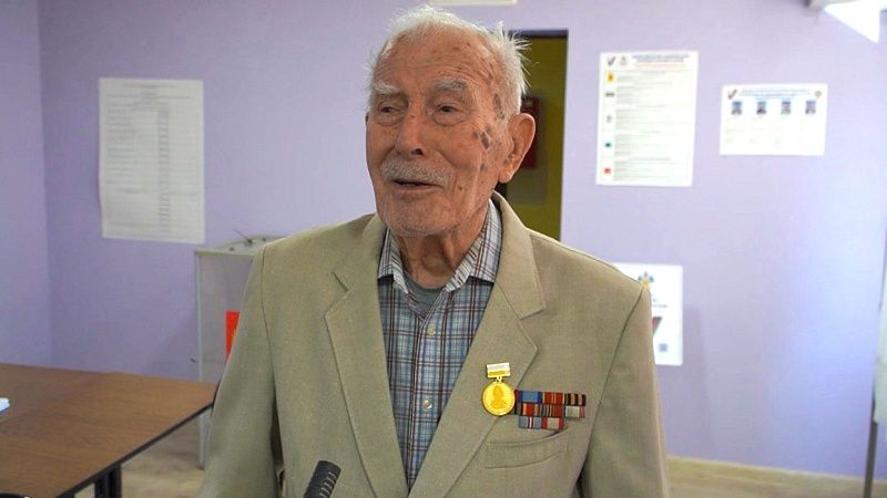 Ветераны ВОВ проголосовали на выборах губернатора в Краснодаре