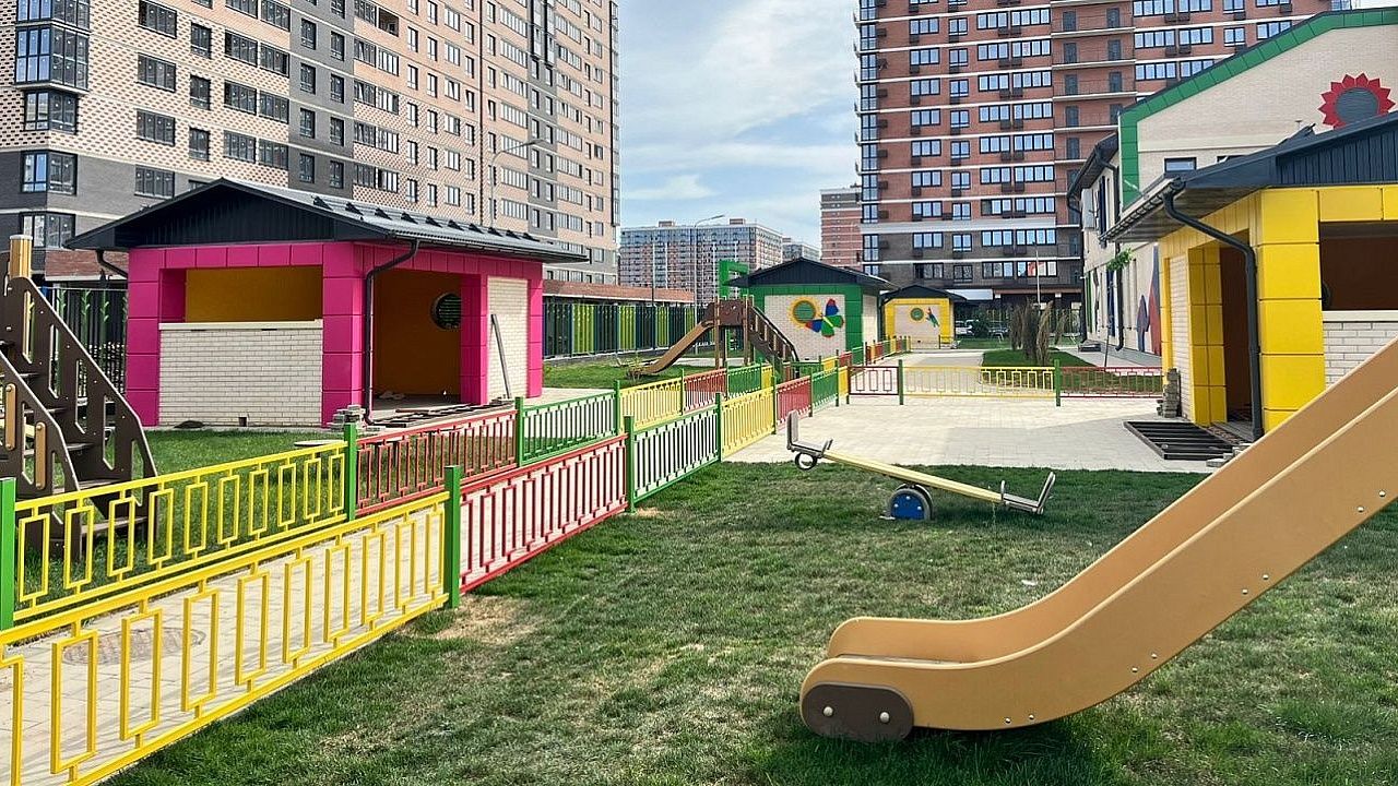 В районе Западного Обхода в Краснодаре достроили детский сад
