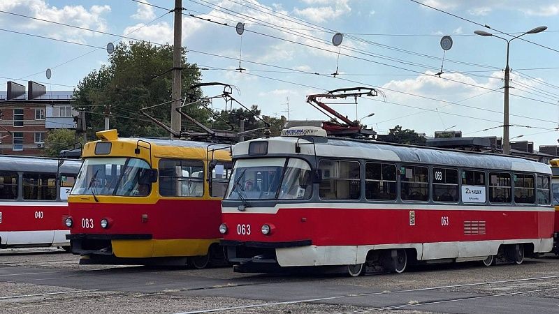 Движение шести трамвайных маршрутов временно изменится в Краснодаре