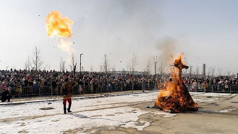 Чучело с плохими воспоминаниями жителей сожгут в Балашихе 