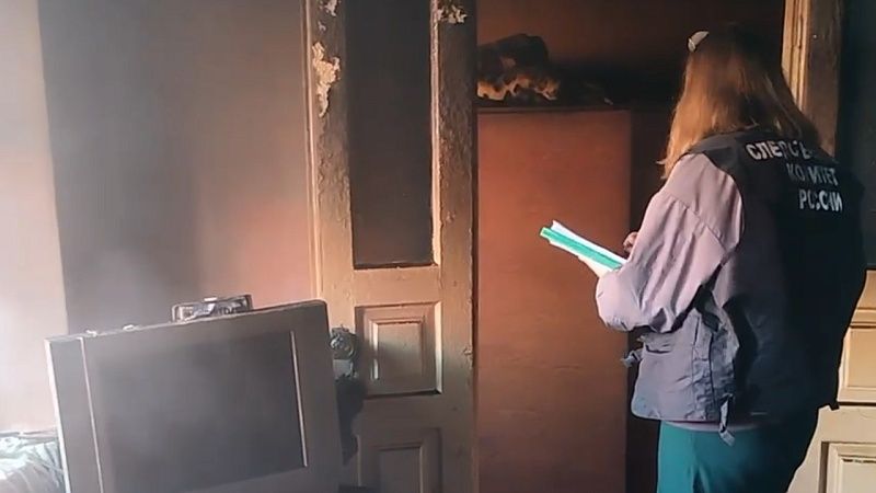 СК начал проверку по факту гибели человека в пожаре в станице Каневской