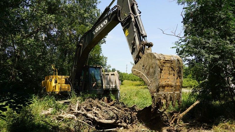 Русла рек Кубани протяжённостью в 196 километров очистили от карча