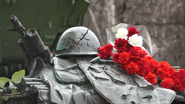 В Краснодаре почтили память воинов-интернационалистов. Фото: телеканал «Краснодар»