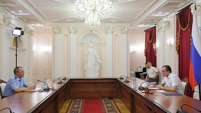 Губернатор Кубани и глава Южной транспортной прокуратуры обсудили безопасность 