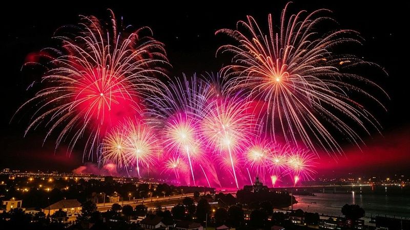 Салют ознаменовал 82-ю годовщину полного освобождения Ленинграда от блокады