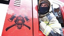 Очевидцы сняли на видео горящую многоэтажку в Уфе